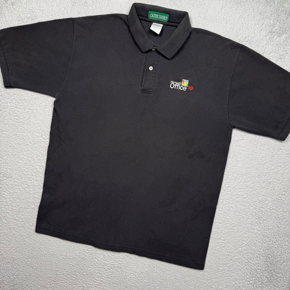 Vintage Y2K Microsoft Office XP Polo Shirt
